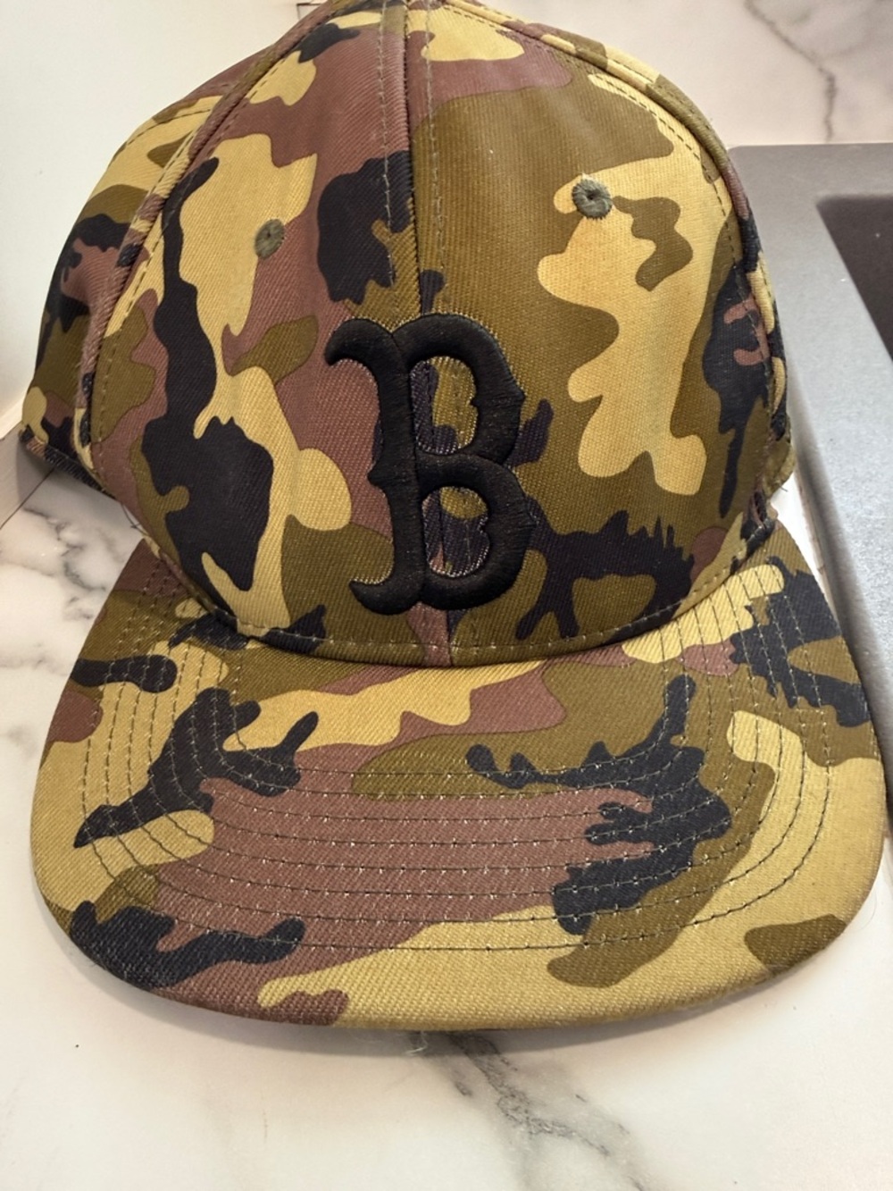 OC Sports one size Camo Boston Red Sox Baseball Cap